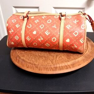 Vintage Coated Leather Dooney and Bourke Handbag